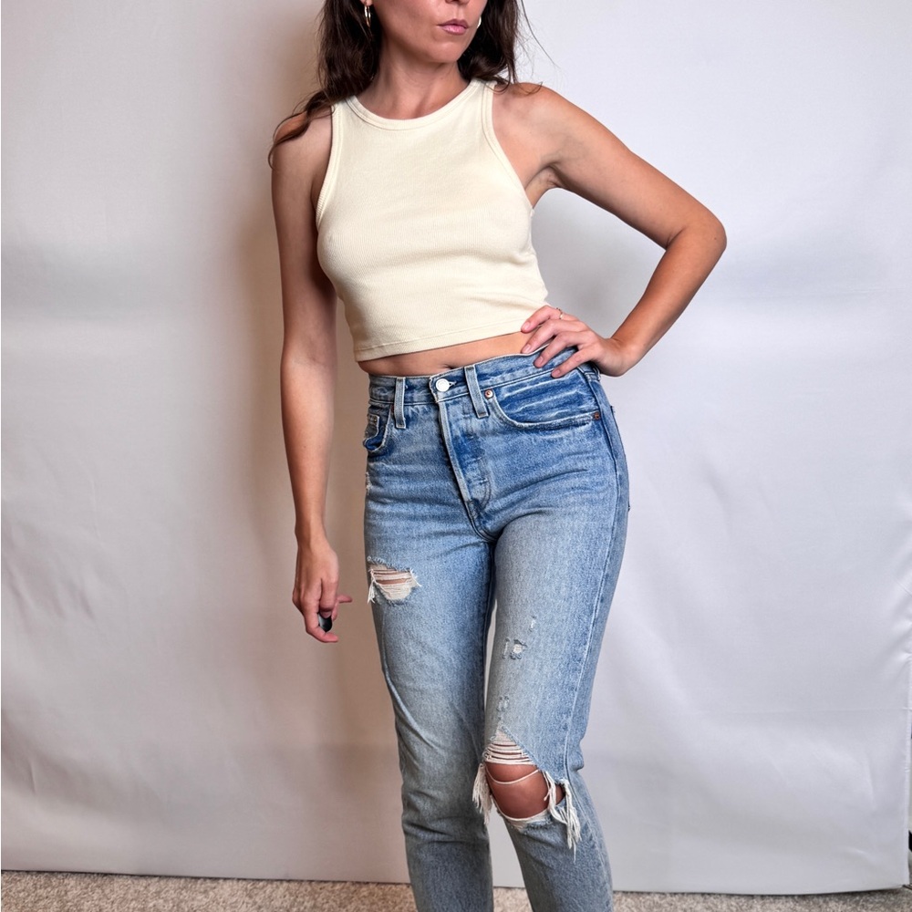 Levi's Light Blue Distressed Women's Jeans
